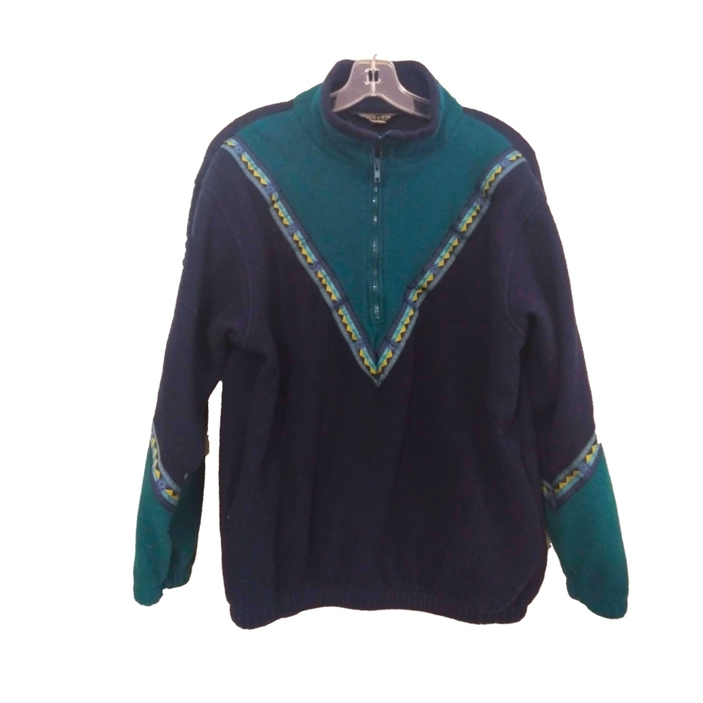SPINDLE RIVER UNISEX FLEECE 1/4 ZIP PULLOVER - Picture 4 of 8